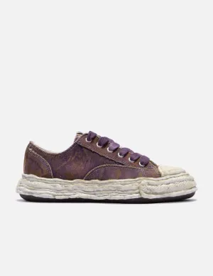 "PETERSON23" OG Sole Washed Denim Low-top Sneaker