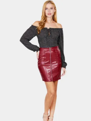 Red Mini Skirt