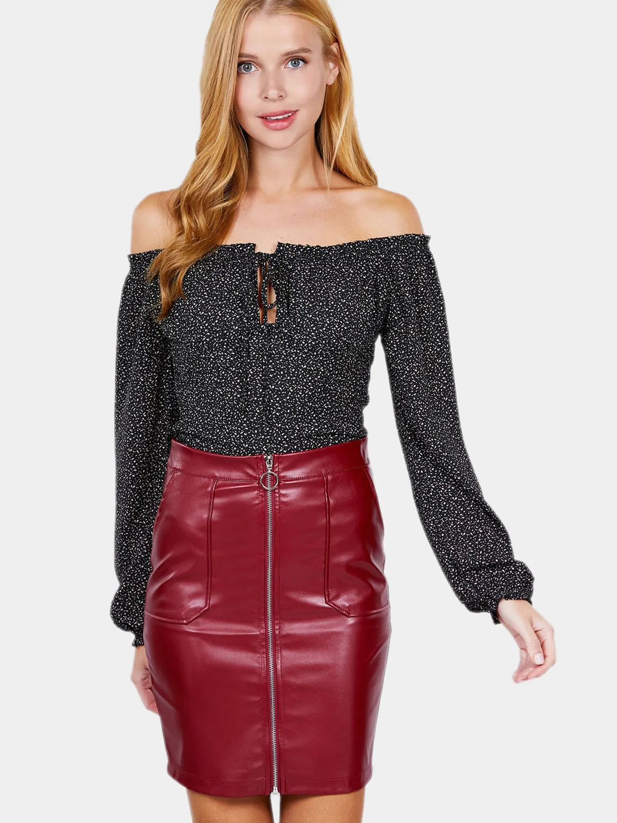 Red Mini Skirt