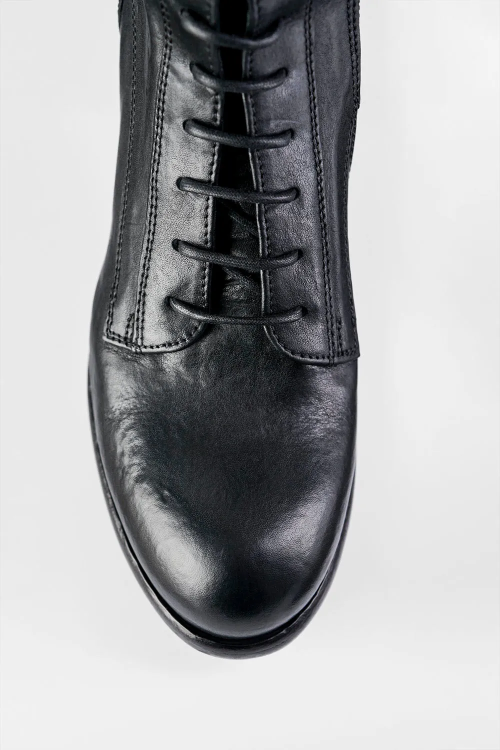 RILEY urban-black military boots.