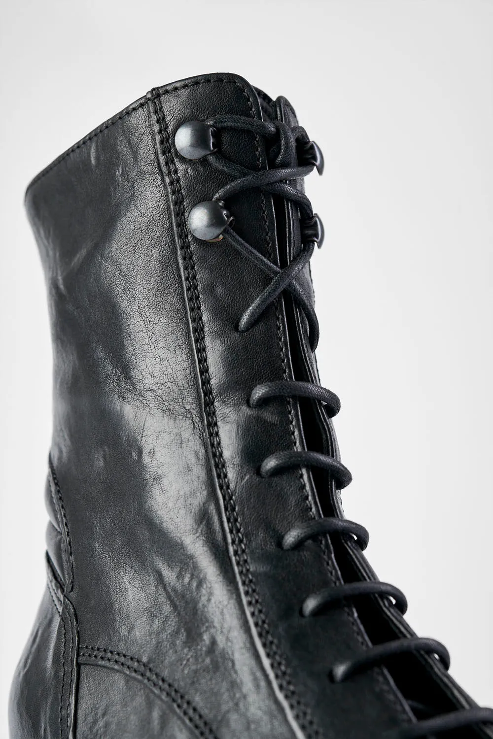 RILEY urban-black military boots.