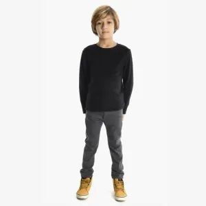 Skinny Twill Pant in Vintage Black