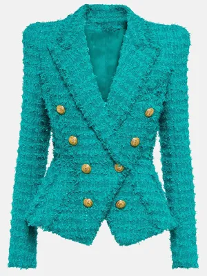 Slim Fit Tassel Fringed Blazer