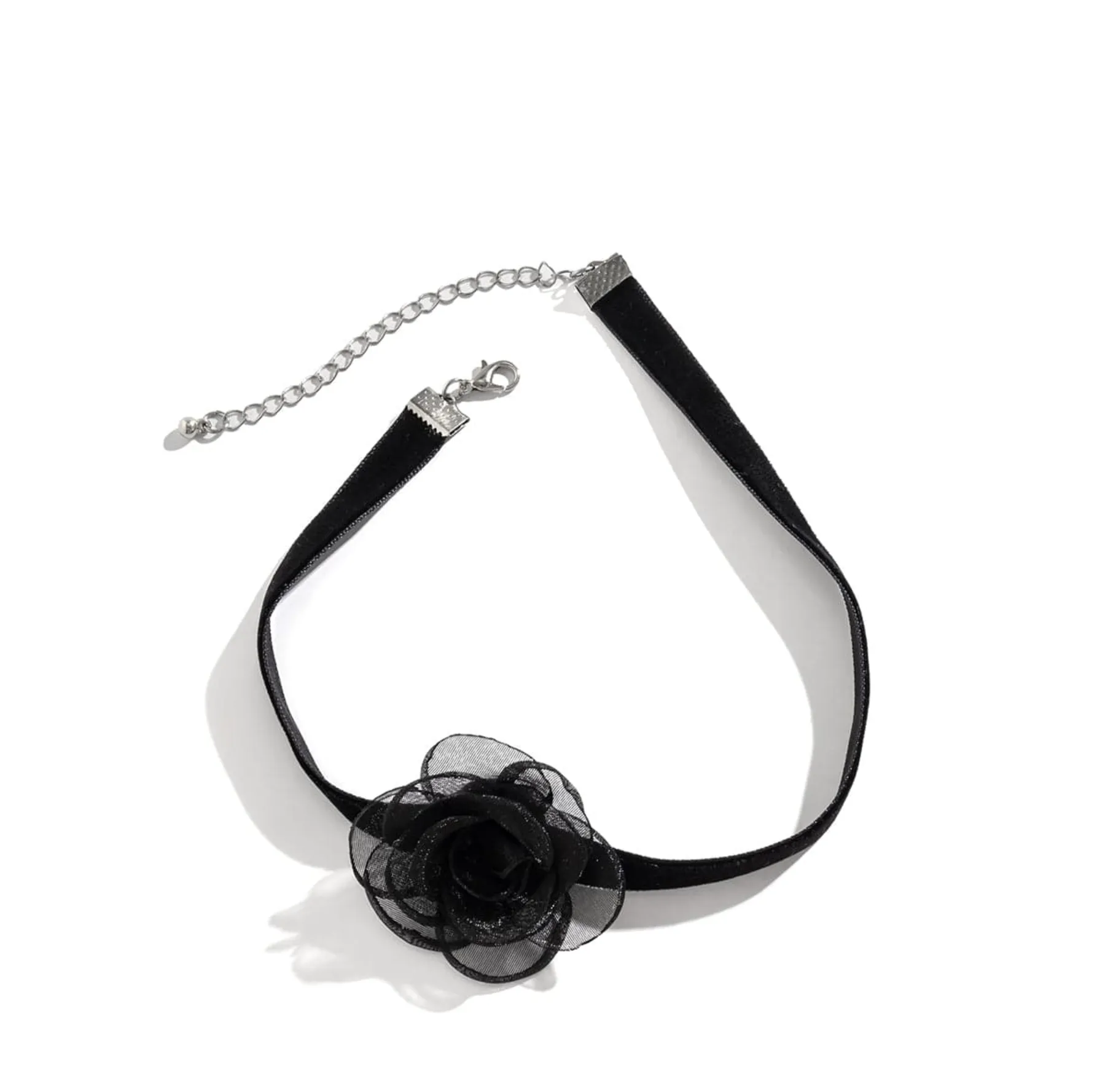 Spring Bling Flower Choker Necklace