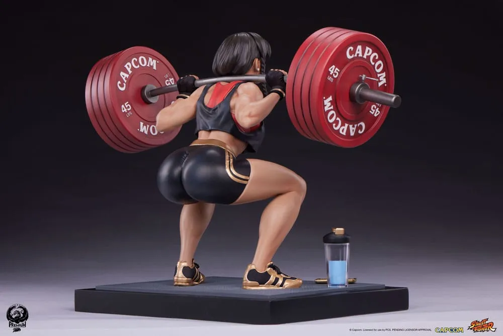 Street Fighter Premier Series Statue 1/4 Chun-Li Powerlifting (Battle Edition) 37 Cm