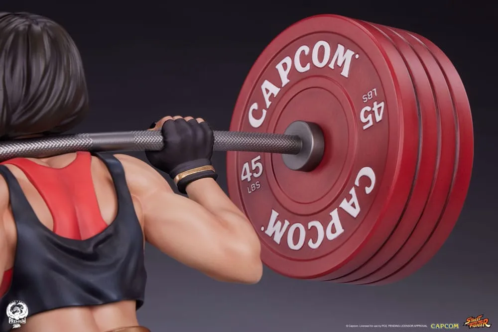 Street Fighter Premier Series Statue 1/4 Chun-Li Powerlifting (Battle Edition) 37 Cm
