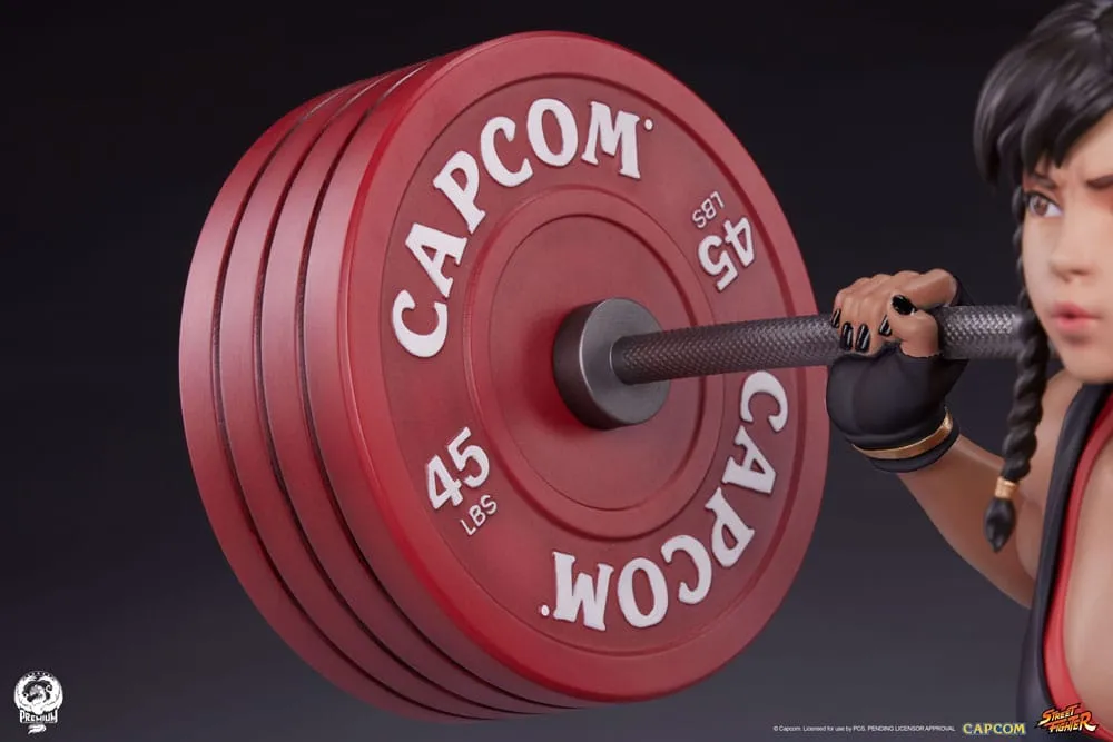 Street Fighter Premier Series Statue 1/4 Chun-Li Powerlifting (Battle Edition) 37 Cm