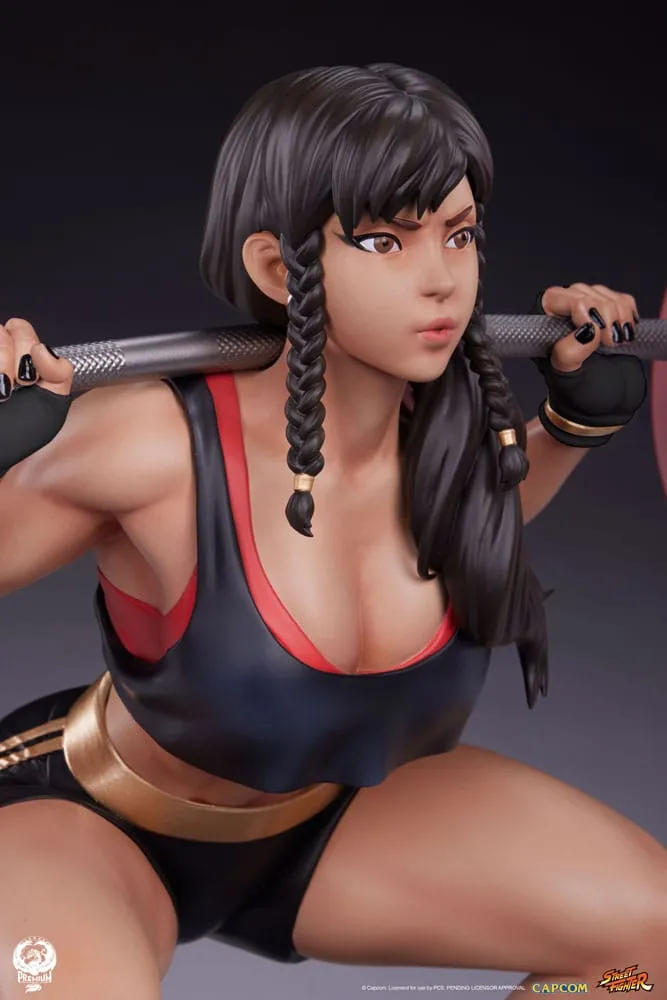Street Fighter Premier Series Statue 1/4 Chun-Li Powerlifting (Battle Edition) 37 Cm