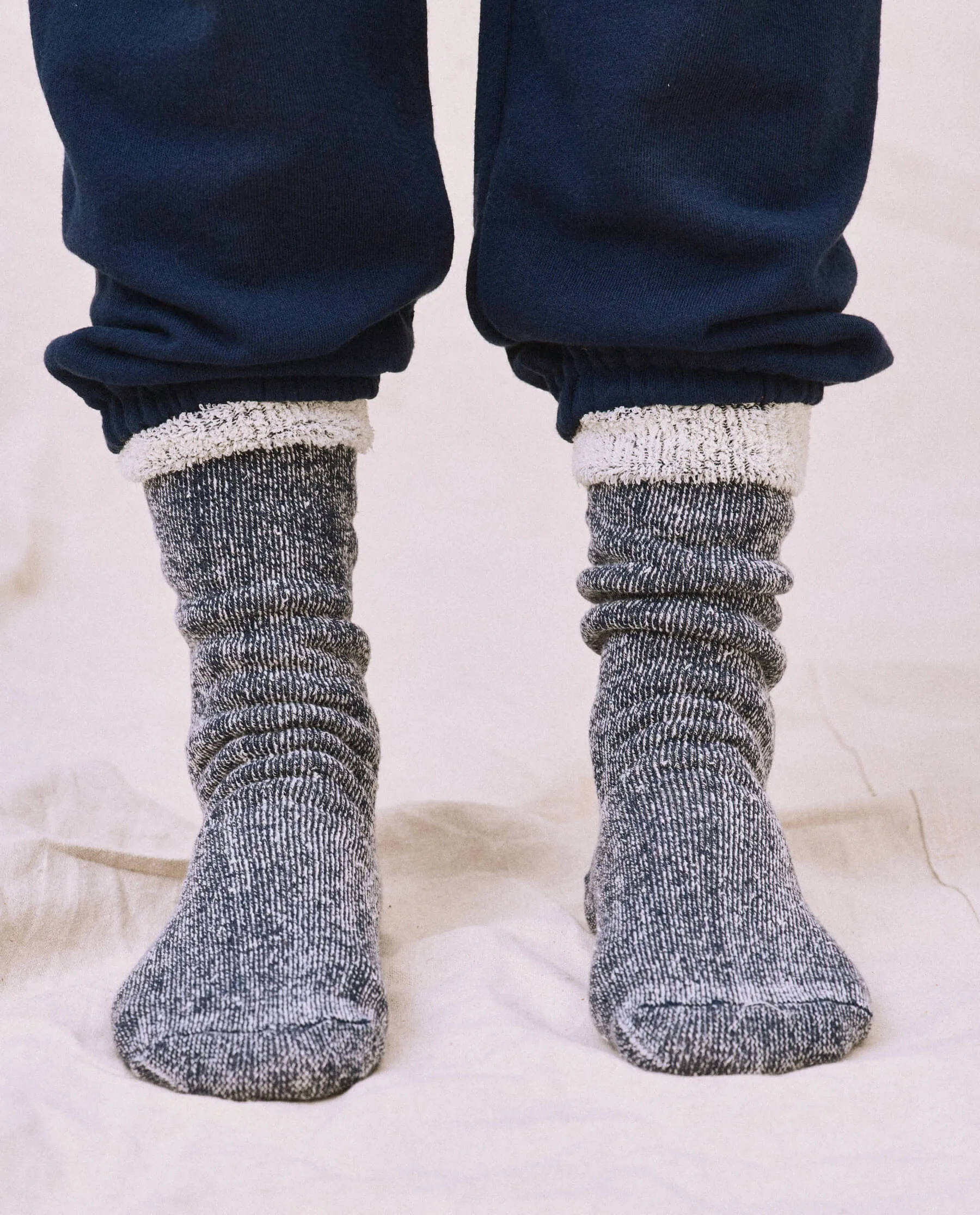 The Sweatshirt Sock. -- Navy