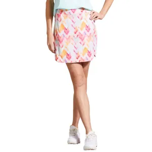 Tribal 17-Inch Pull On Skort With Round Hem - Creamsicle
