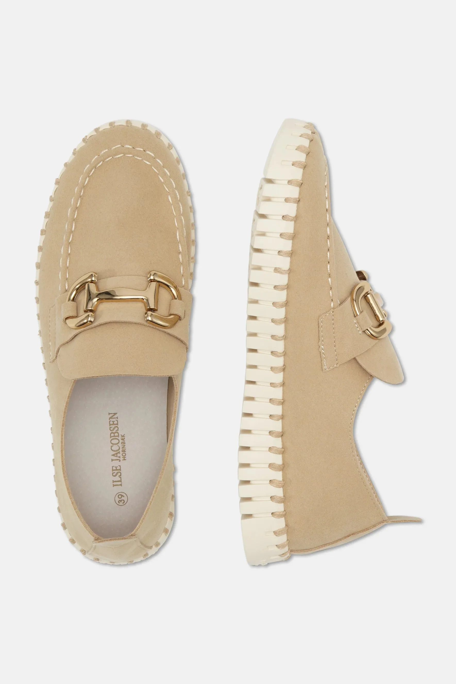 Tulip Flats Shoe by Ilse Jacobsen in Latte