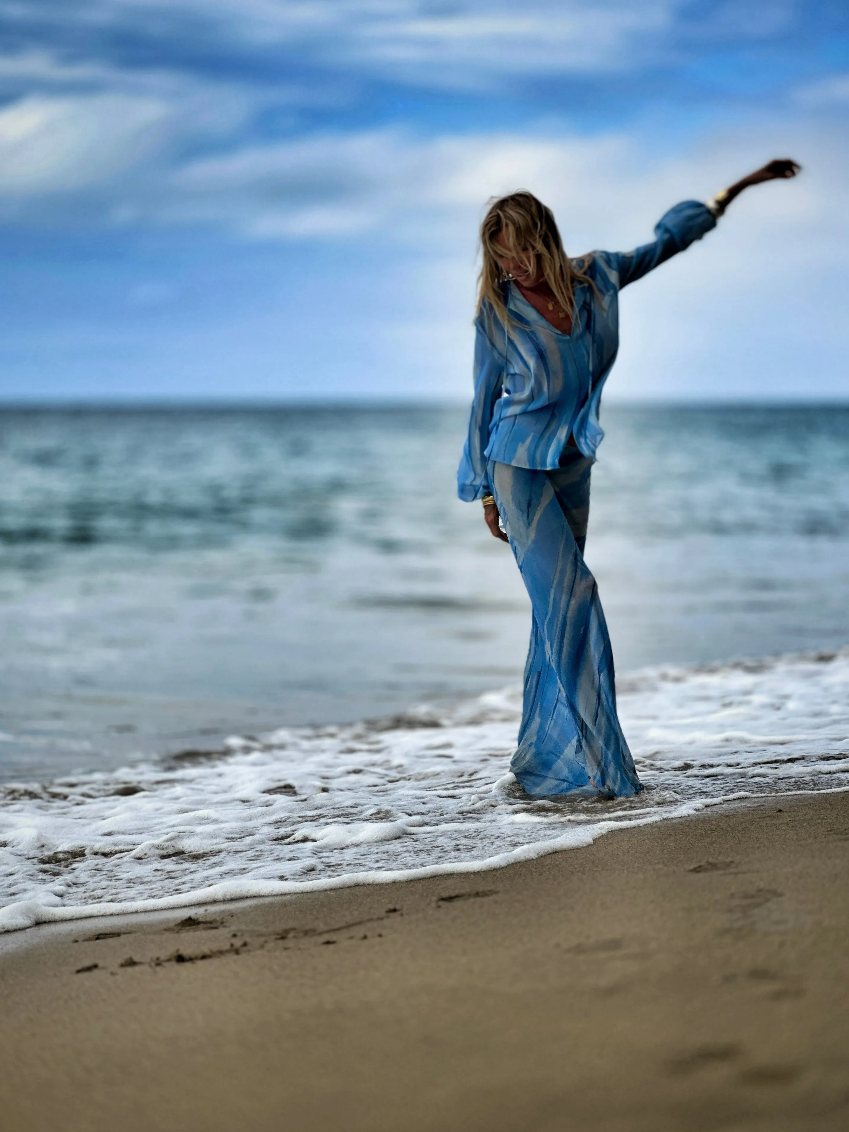 Vita Skirt Ocean Waves