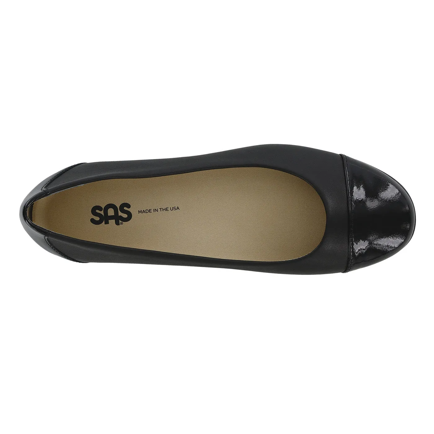 Women's Scenic Ballet Flat Black Patent